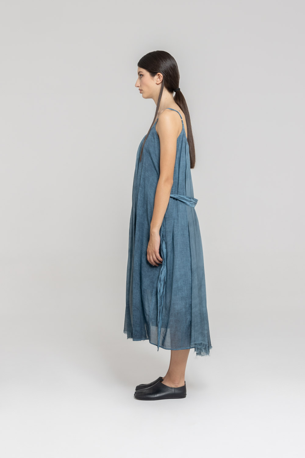 Sanctamuerte Abiti Abito Lungo Maxikleid lang