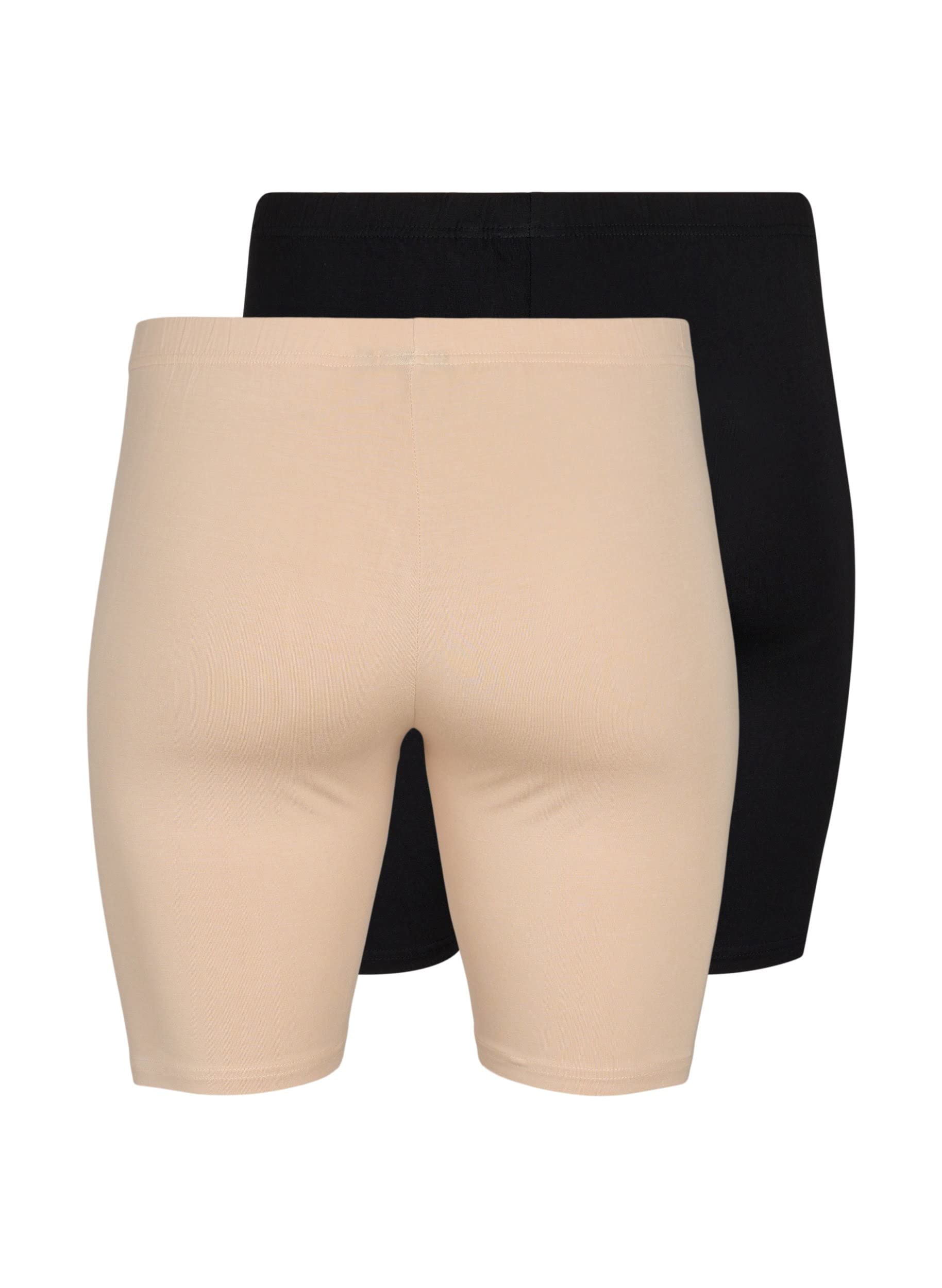 Zizzi Radlershorts 2er-Pack Viskose große Größen