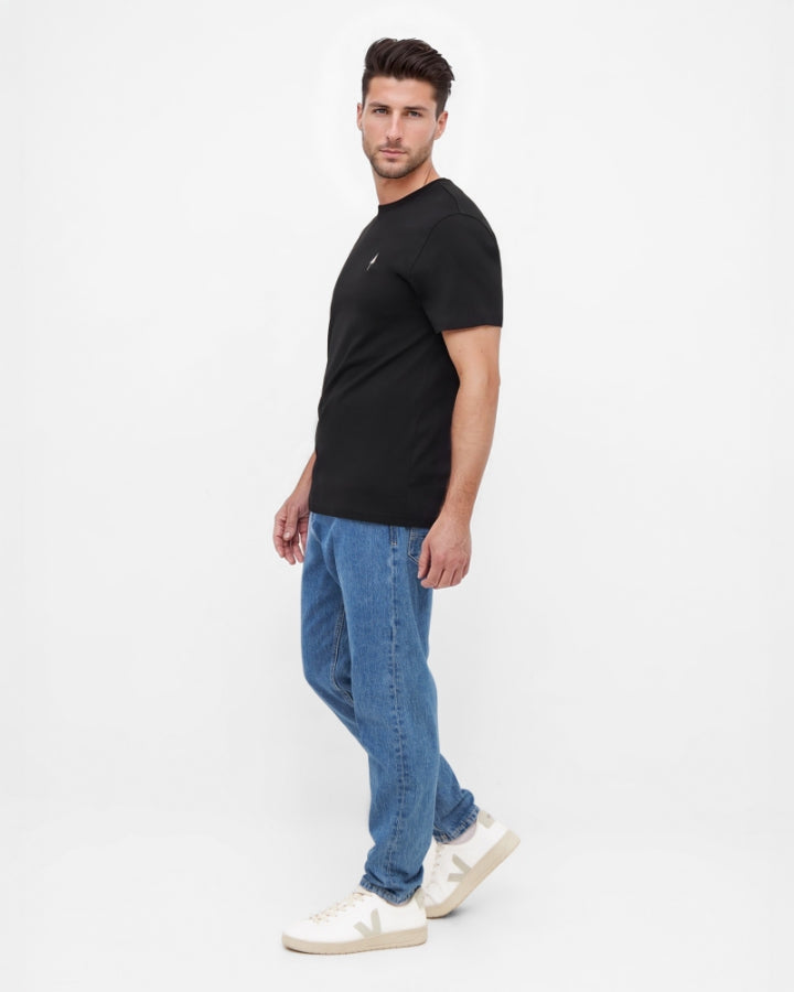 NIKIN TreeShirt T-Shirt Schwarz Bio-Baumwolle Unisex