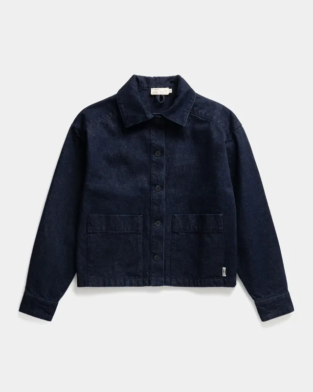 NIKIN TreeJacket Denim ReCotton Damen Jeansjacke Dark Indigo