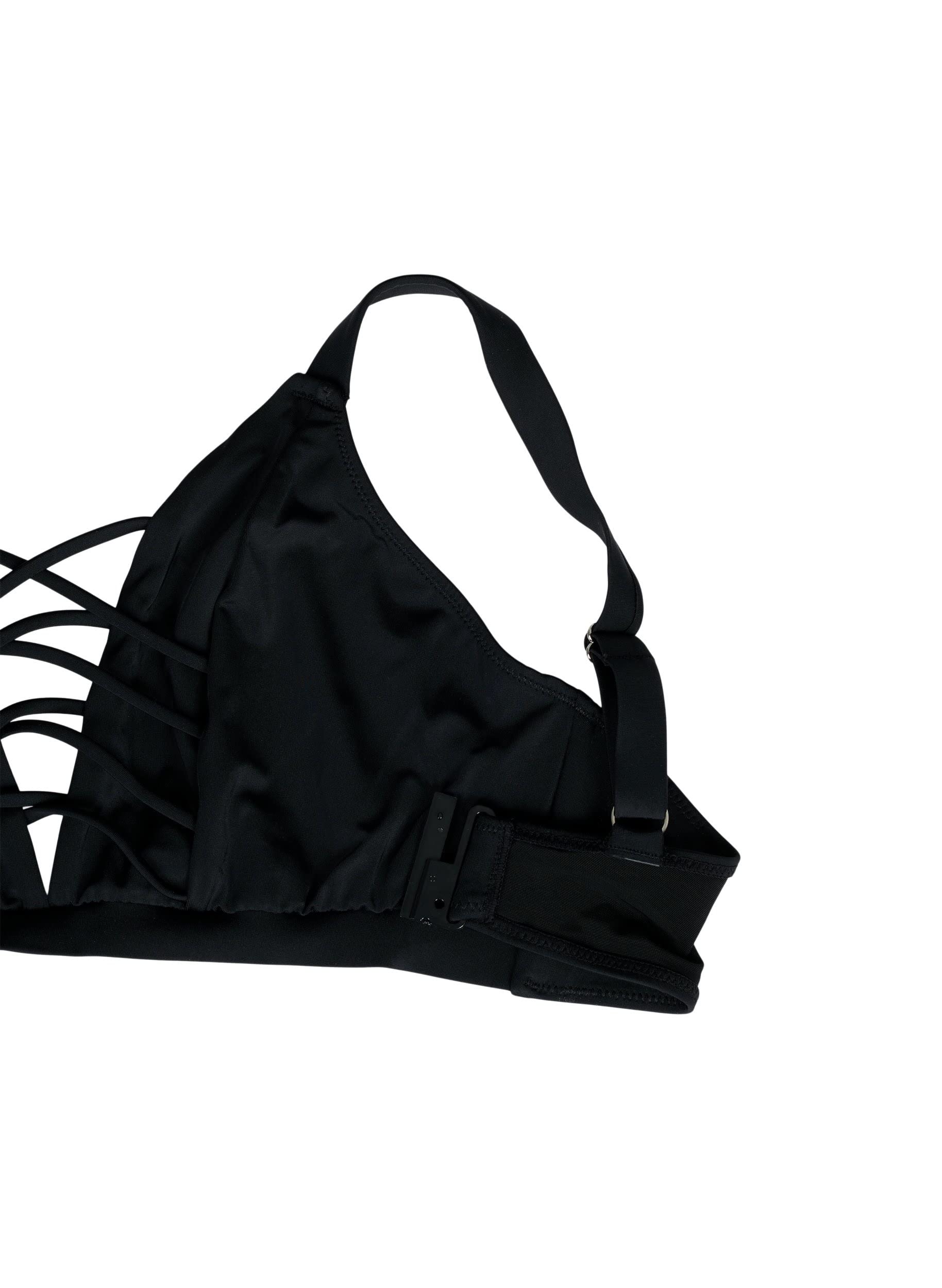 Swim by Zizzi Bikini-Top Bänderdetail Gr.42 Ohne Bügel