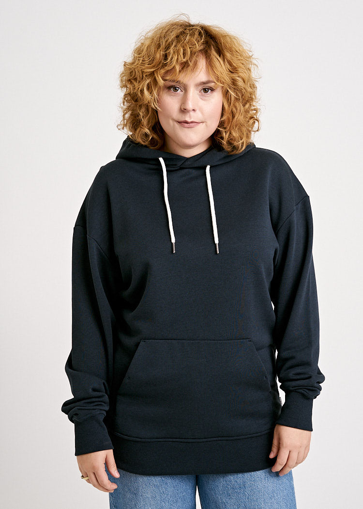 Wijld Hoodie Damen Carbon Grau Bio-Baumwolle