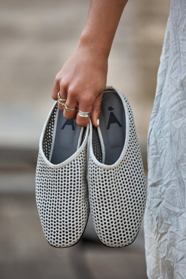 Sanctamuerte 10022 Sabot Mules geflochten