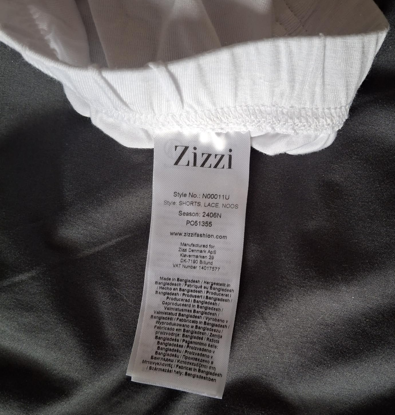 Zizzi Radlerhose Spitze Hohe Taille Schwarz Damen