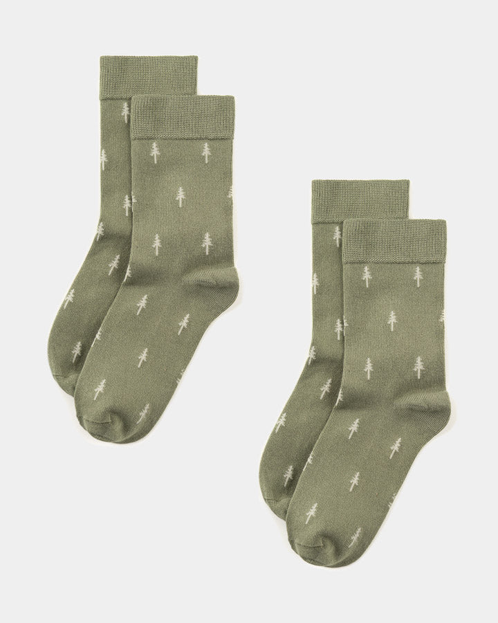 NIKIN TreeSocks Standard Allover Socken Pickle 2er Pack