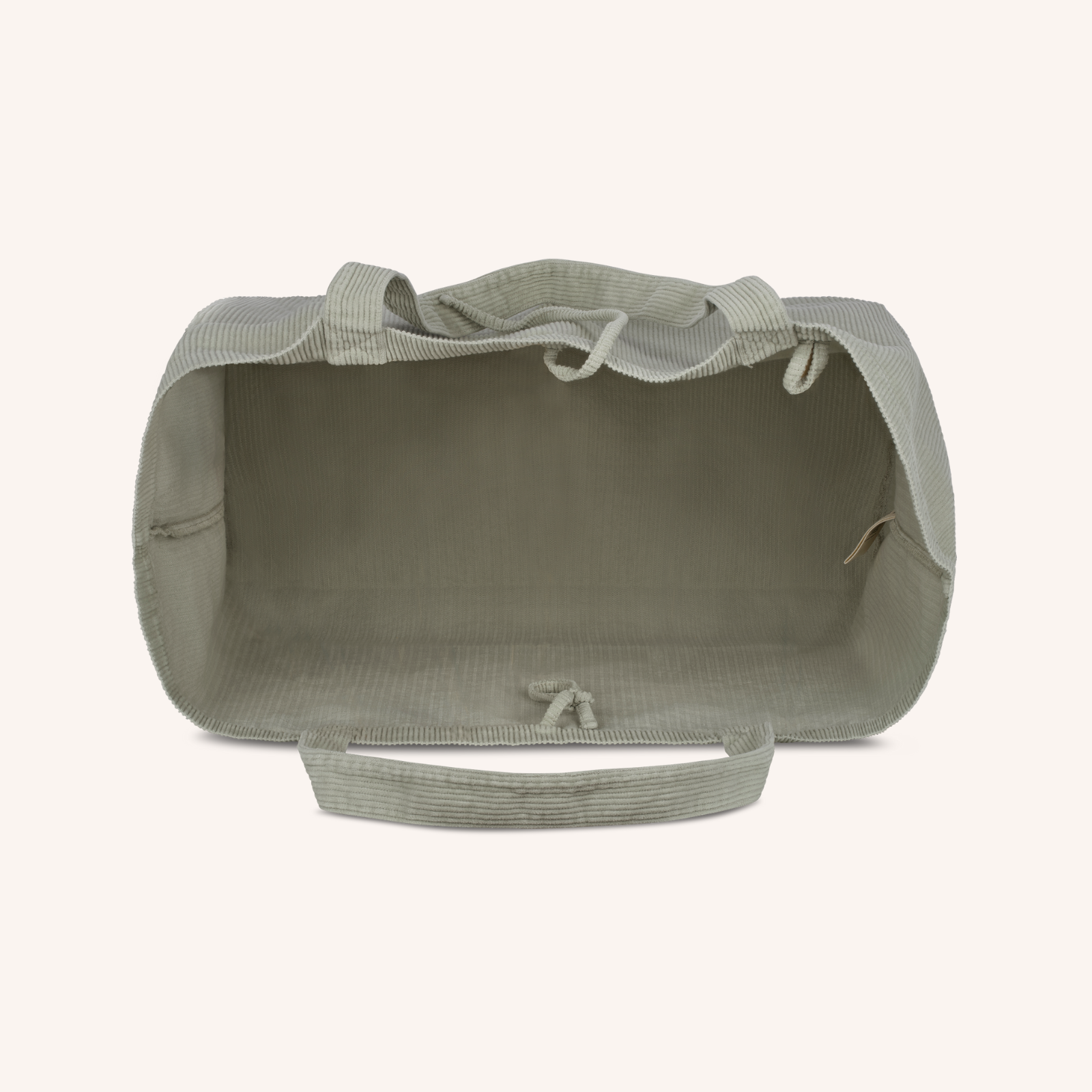 NORDLICHT Mari Cordtasche Shopper Salbei Bio-Baumwolle
