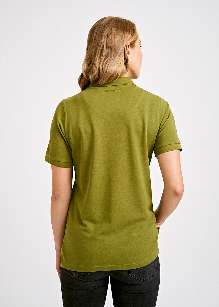 Wijld Polo-Shirt Olive Damen Poloshirt oliv