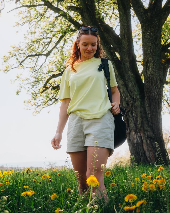 NIKIN TreeShorts Women Shorts Pumice – Hanf-Baumwolle