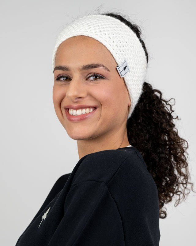 NIKIN TreeHeadband Stirnband weiß Fleece