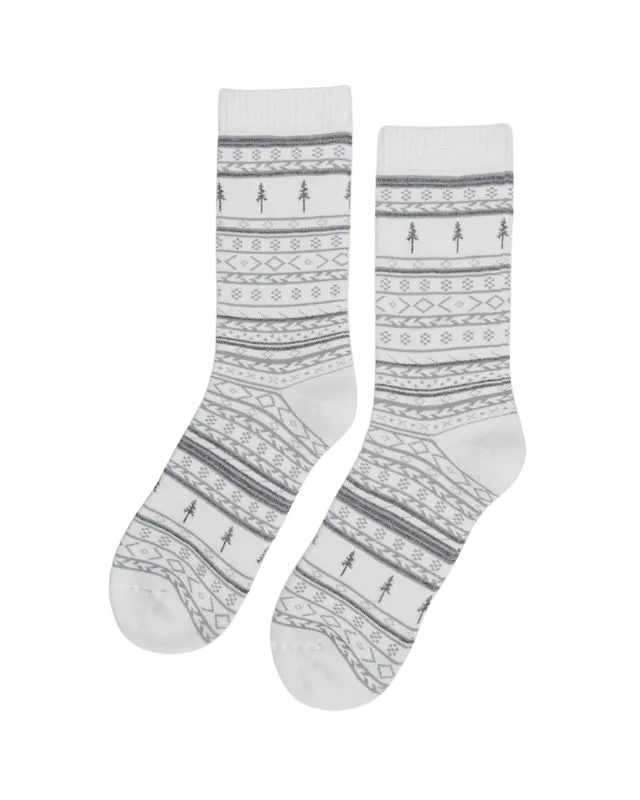 NIKIN TreeSocks Cosy Norwegian Socken Grau Bambus