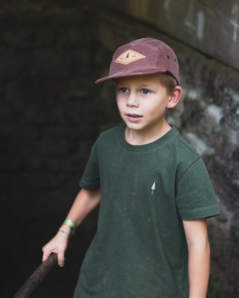 NIKIN TreeCap 5 Panel Cord Kids Cap Chestnut 1-4Y Kord