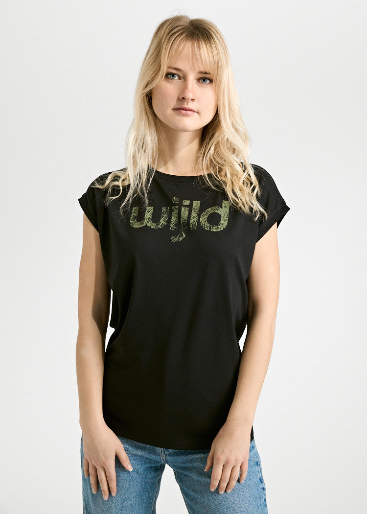 Wijld WoodShirt Elena Wijld Font Damen T-Shirt Lyocell