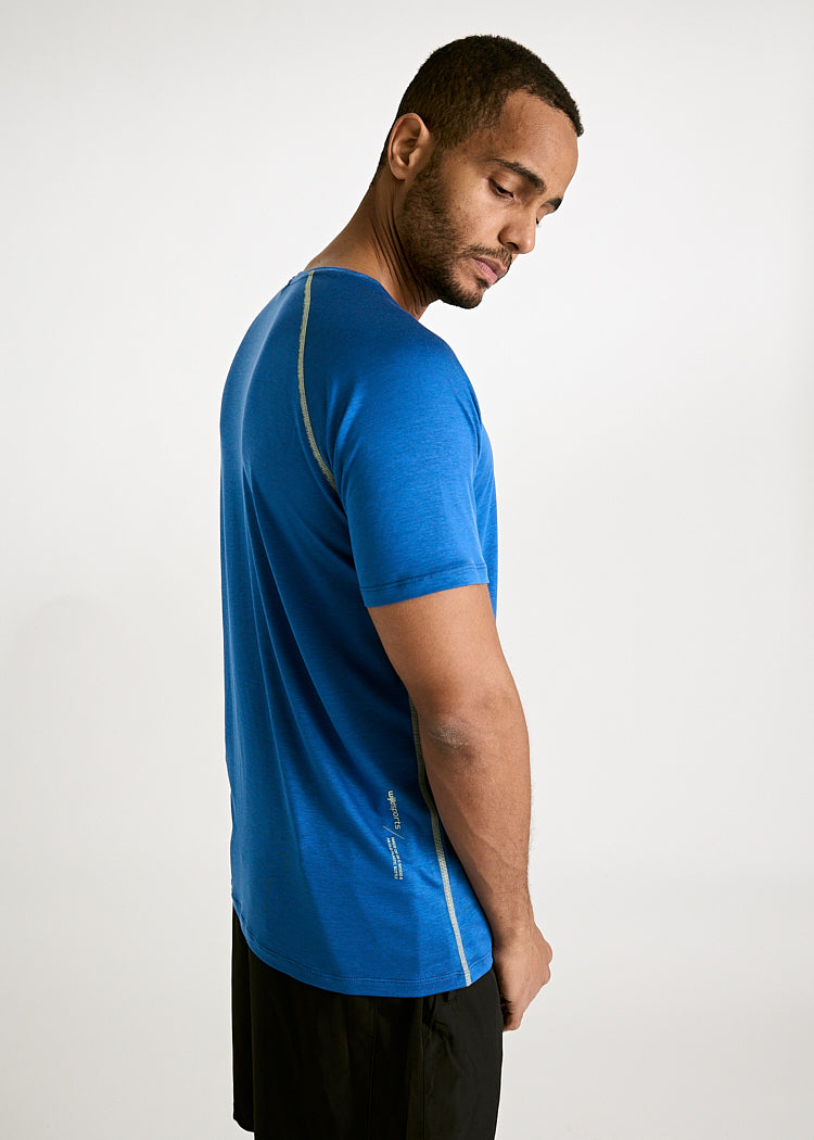 Wijld SportShirt Max DazzlingBlue Herren Sportshirt Lyocell