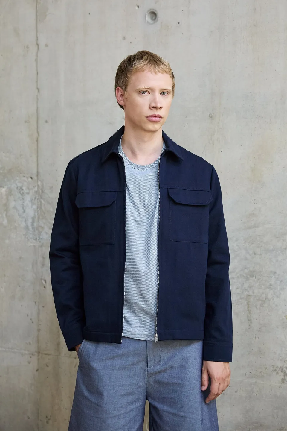 Christiane Strobel FRED Jacke Bio-Baumwolle Dark Blue