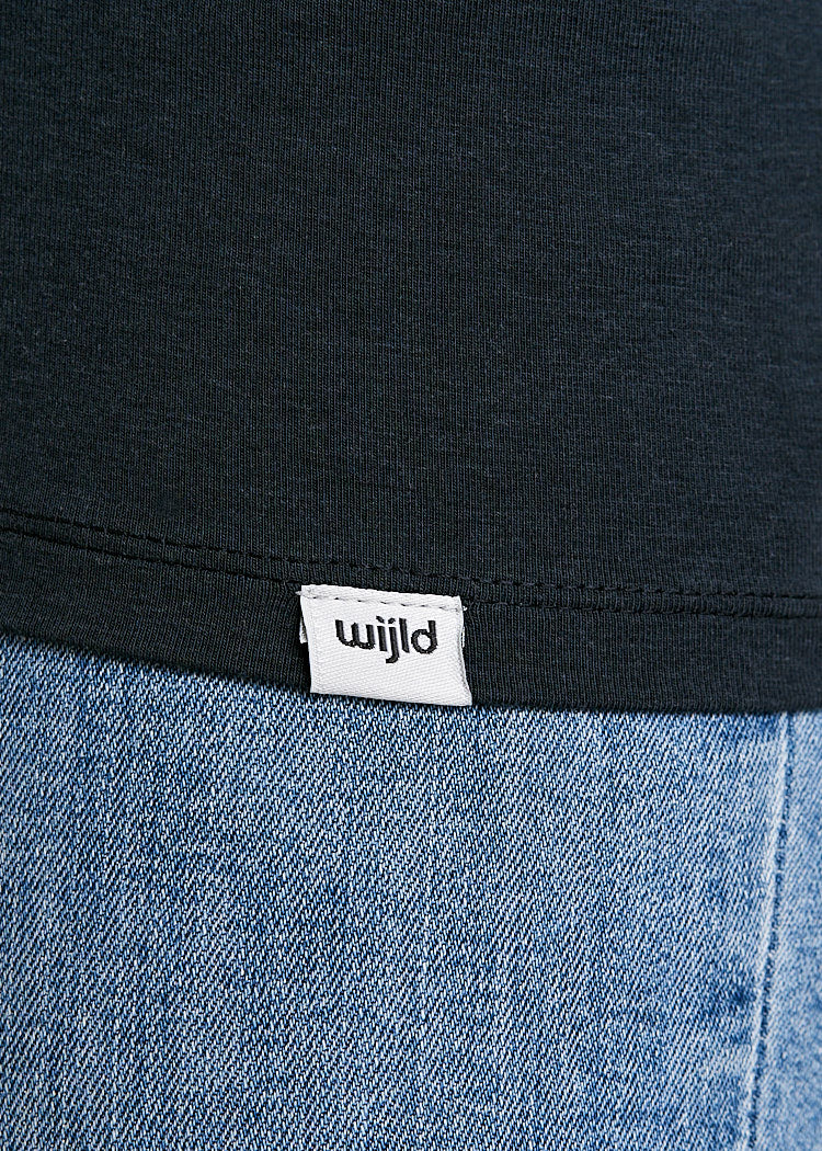 Wijld Maya Langarmshirt Carbon Damen aus Holz anliegend