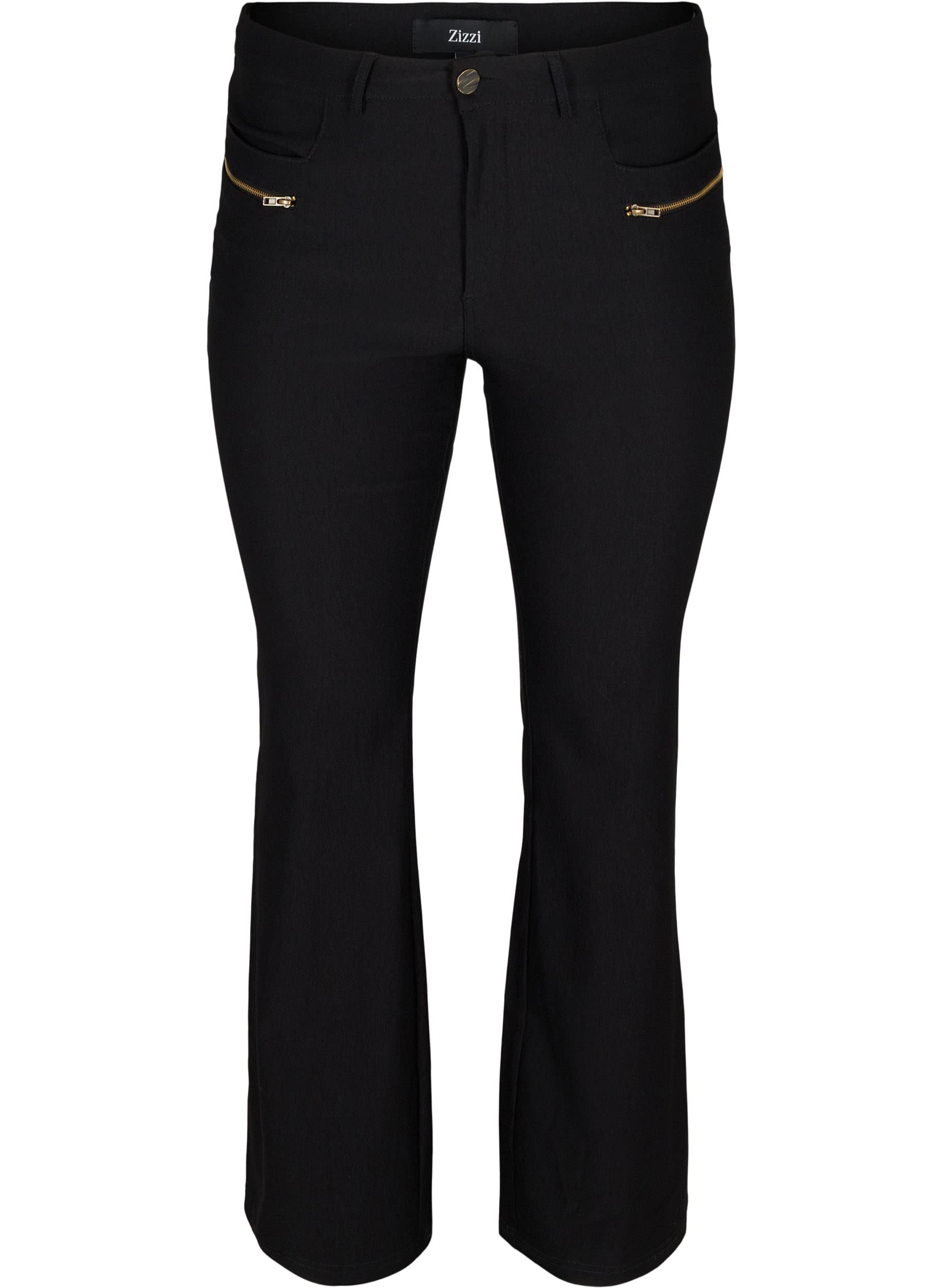 Zizzi Hose Bootcut Stretch Viskose Große Größen