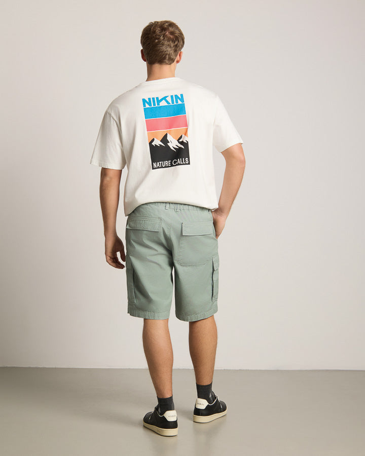 NIKIN TreeShorts ReCotton Cargo Herren Shorts Slate Grey Baumwolle