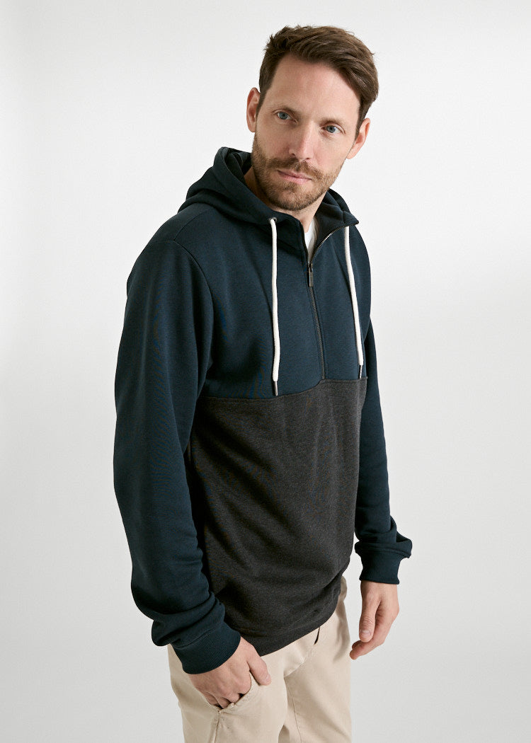 Wijld Albert Herren Hoodie Carbon Anthra Bio