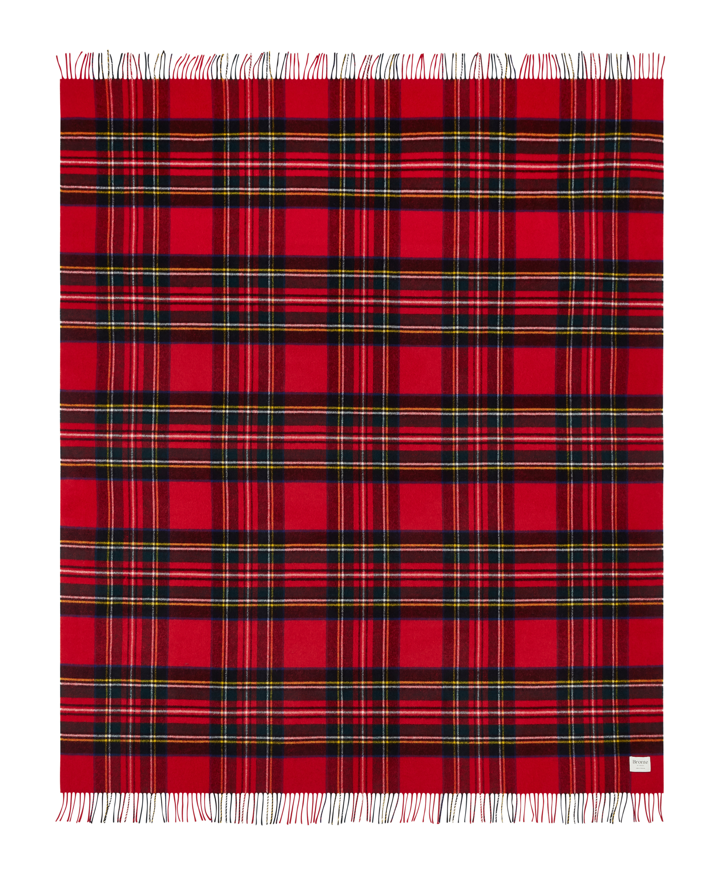 Peregrine Accessories Abraham Moon Wool Blanket Wolldecke Navy Red Check