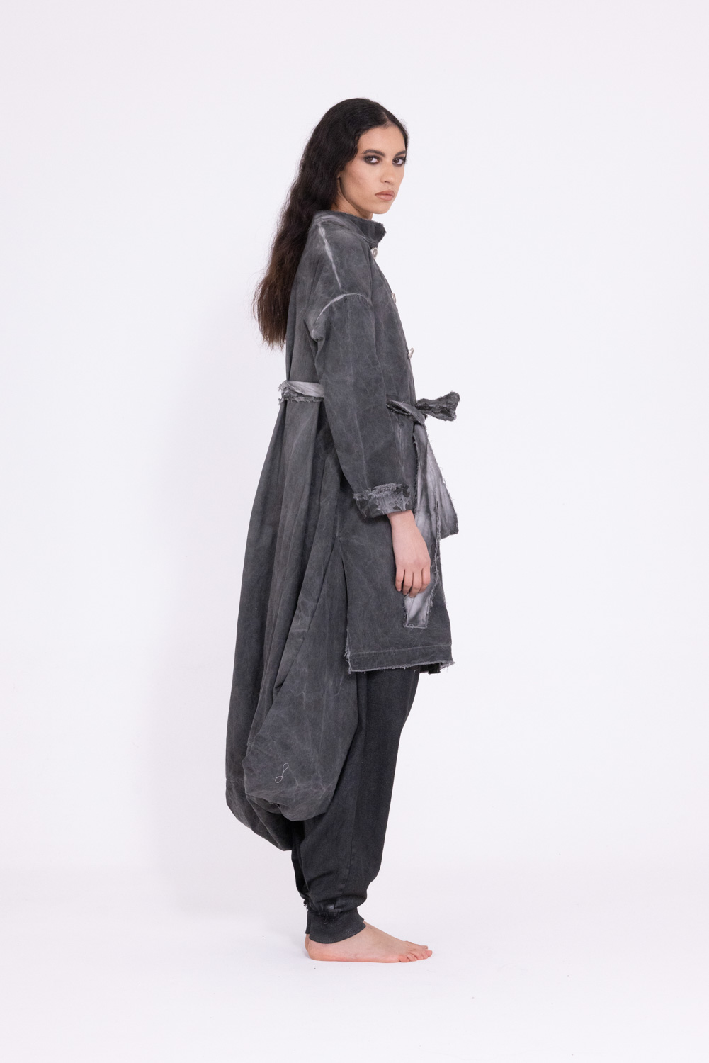 Sanctamuerte Capispalla Giacca Blazer Lunga Blazer Baumwolle