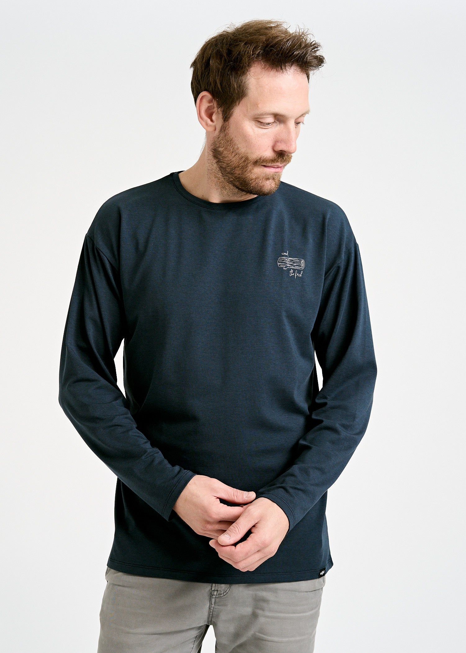 Wijld Chris Longsleeve Herren Holz Overcut Locker