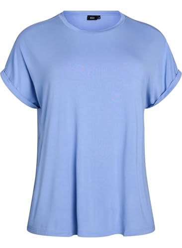 Zizzi Nachtshirt Viskose Jersey Rundhals Große Größen