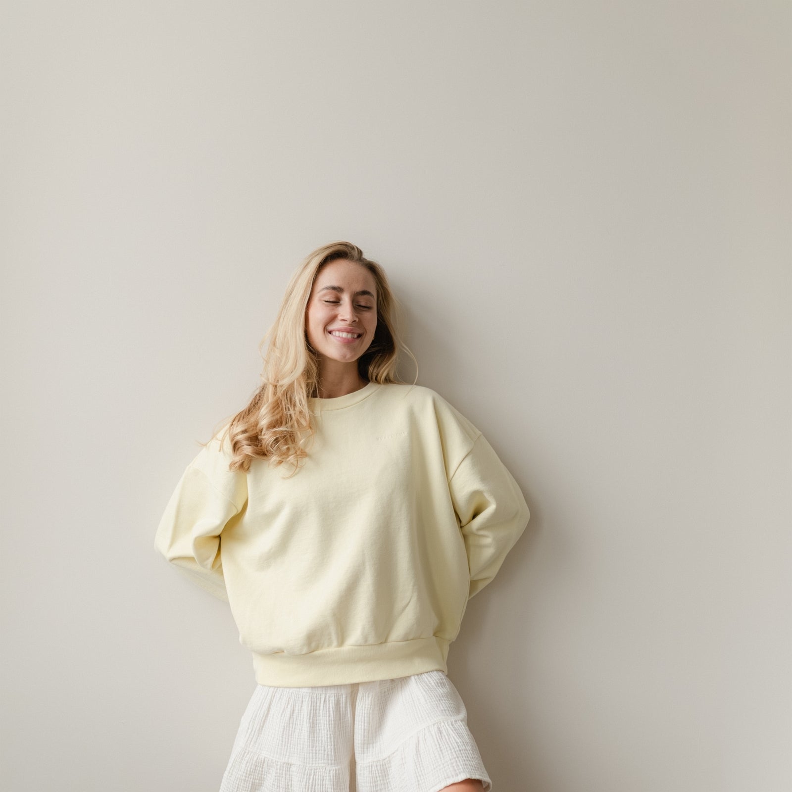 Nordlicht Jonna Sweater Gelb Bio-Baumwolle