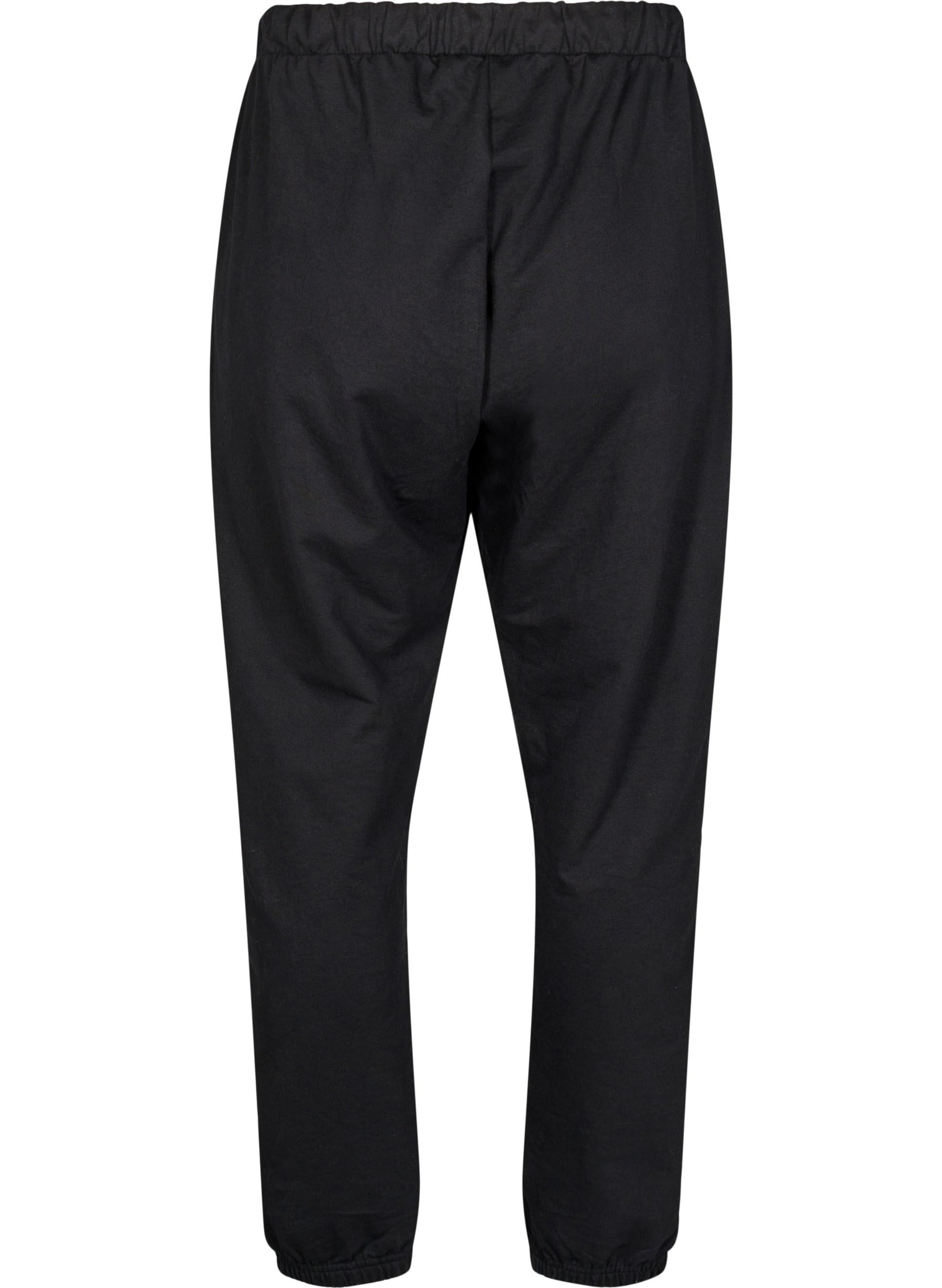 Zizzi Sweats Jogginghose Sweathose Große Größen Baumwolle Taschen