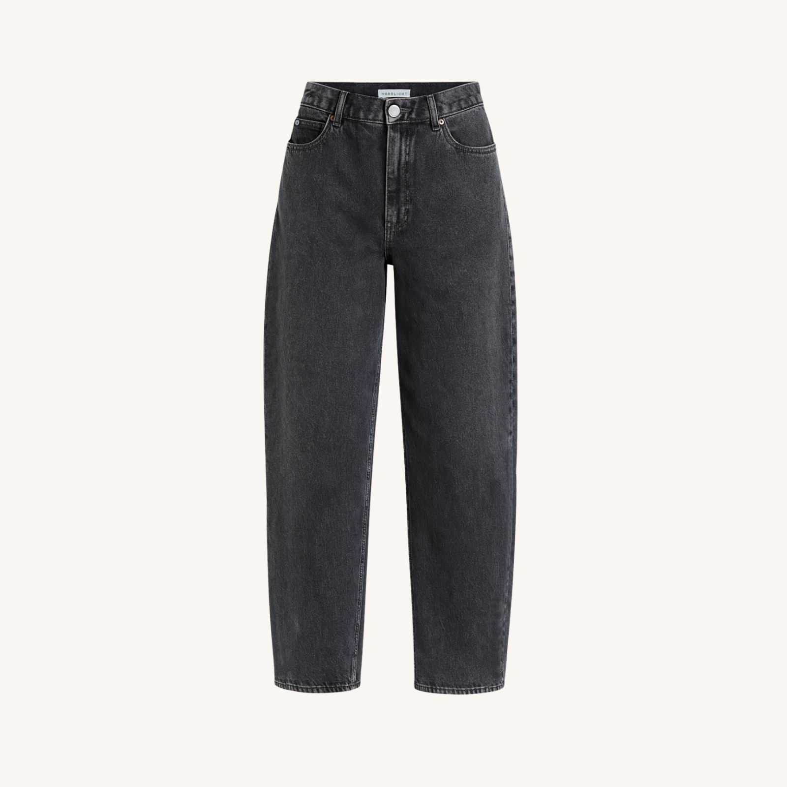 Nordlicht Juna Barrel Jeans Damen Grau Bio-Denim