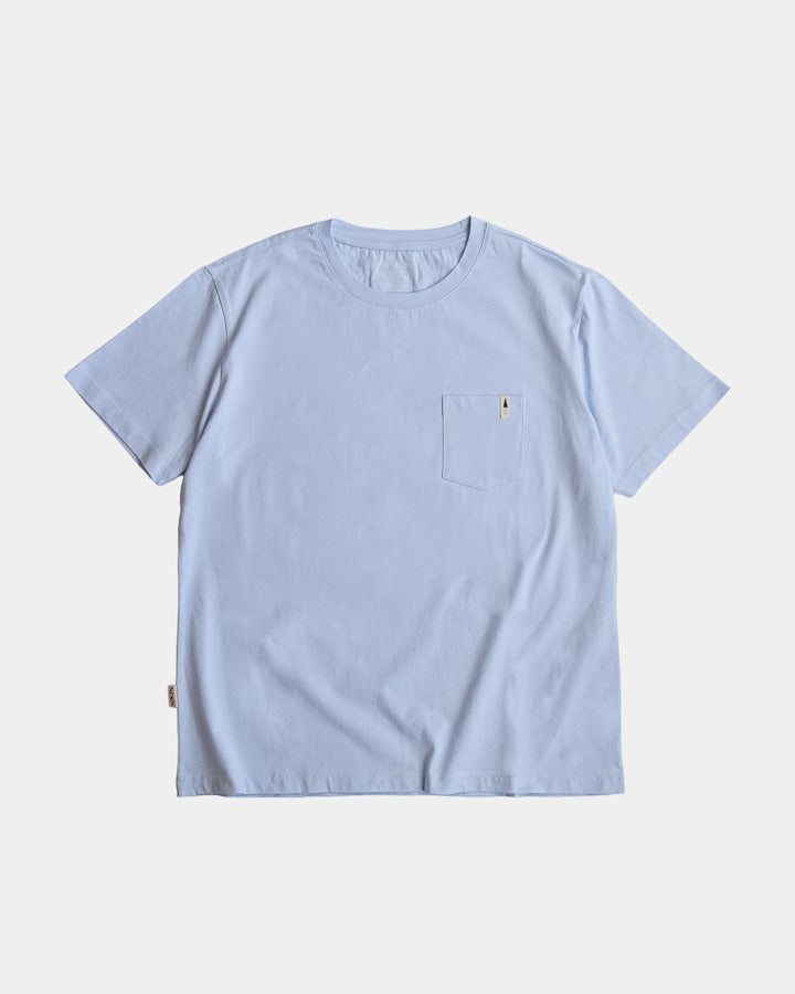 NIKIN TreeShirt Pocket Mono Relaxed T-Shirt Arctic Sky Damen