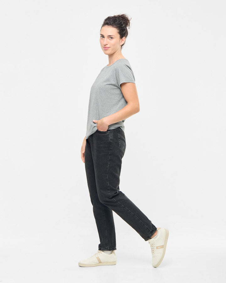 NIKIN TreeShirt Raglan Coffee Grey Mel T-Shirt Damen