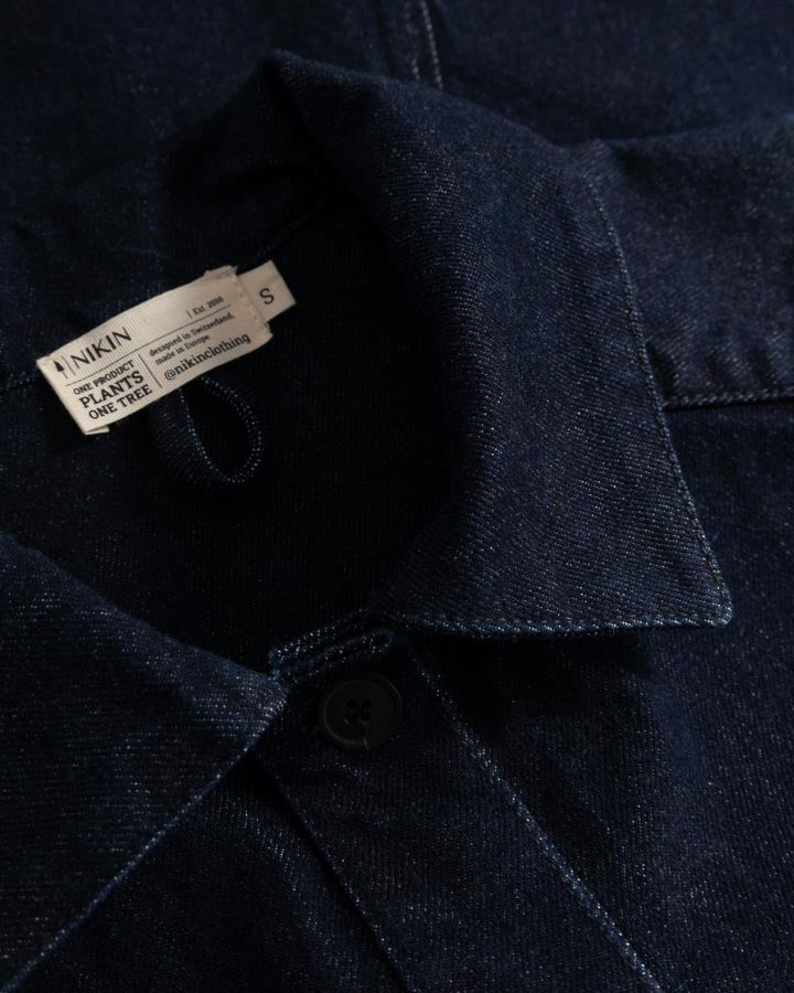 NIKIN TreeJacket Denim ReCotton Damen Jeansjacke Dark Indigo