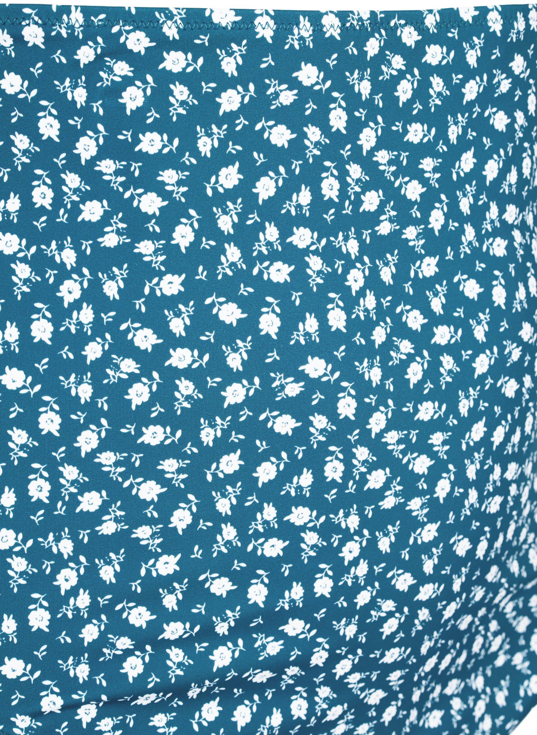 Zizzi Swim Bikinihose Blumenprint High-Waist 42-60