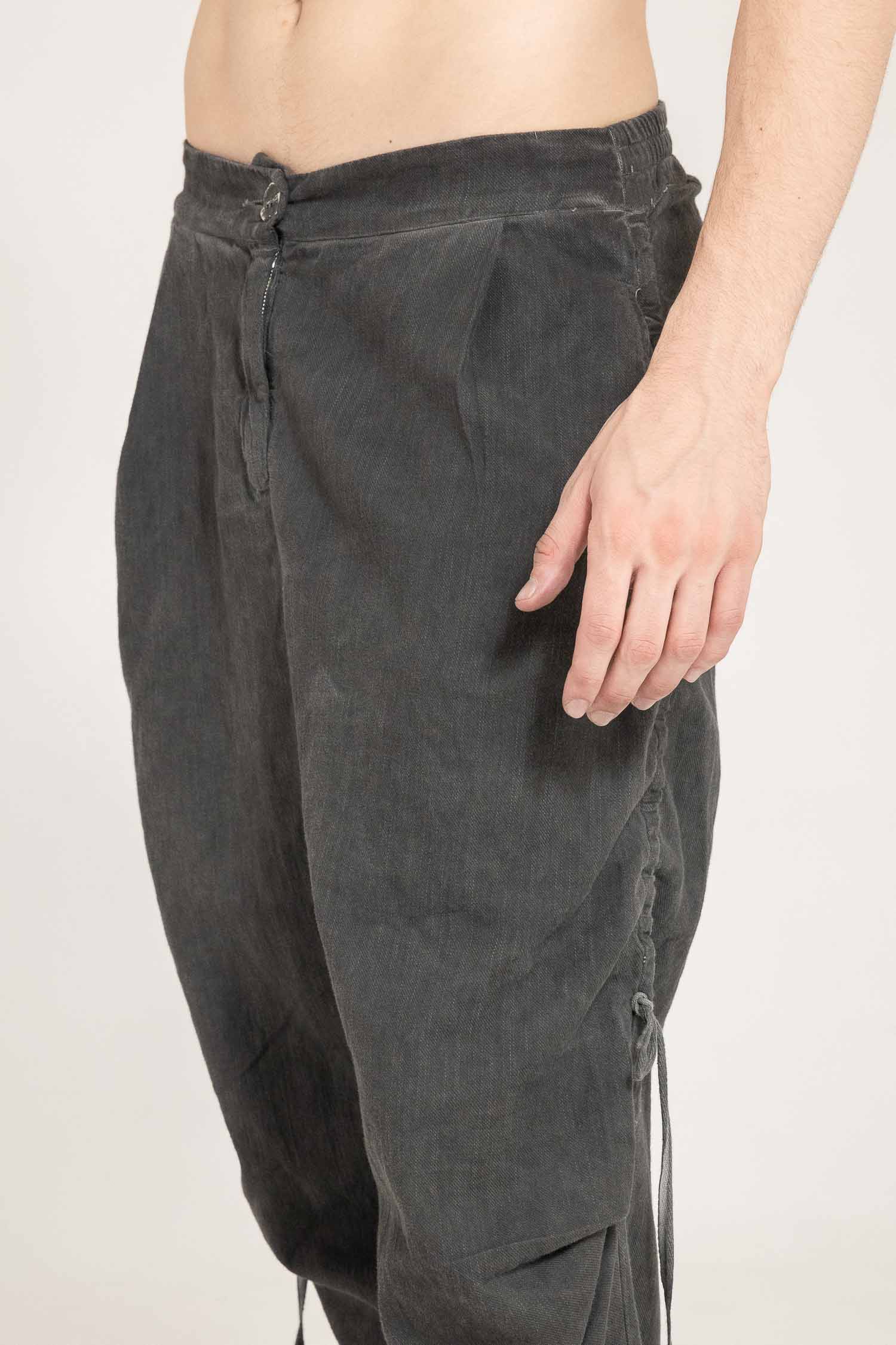 Sanctamuerte Pantaloni Loose Fit Hose Baumwolle