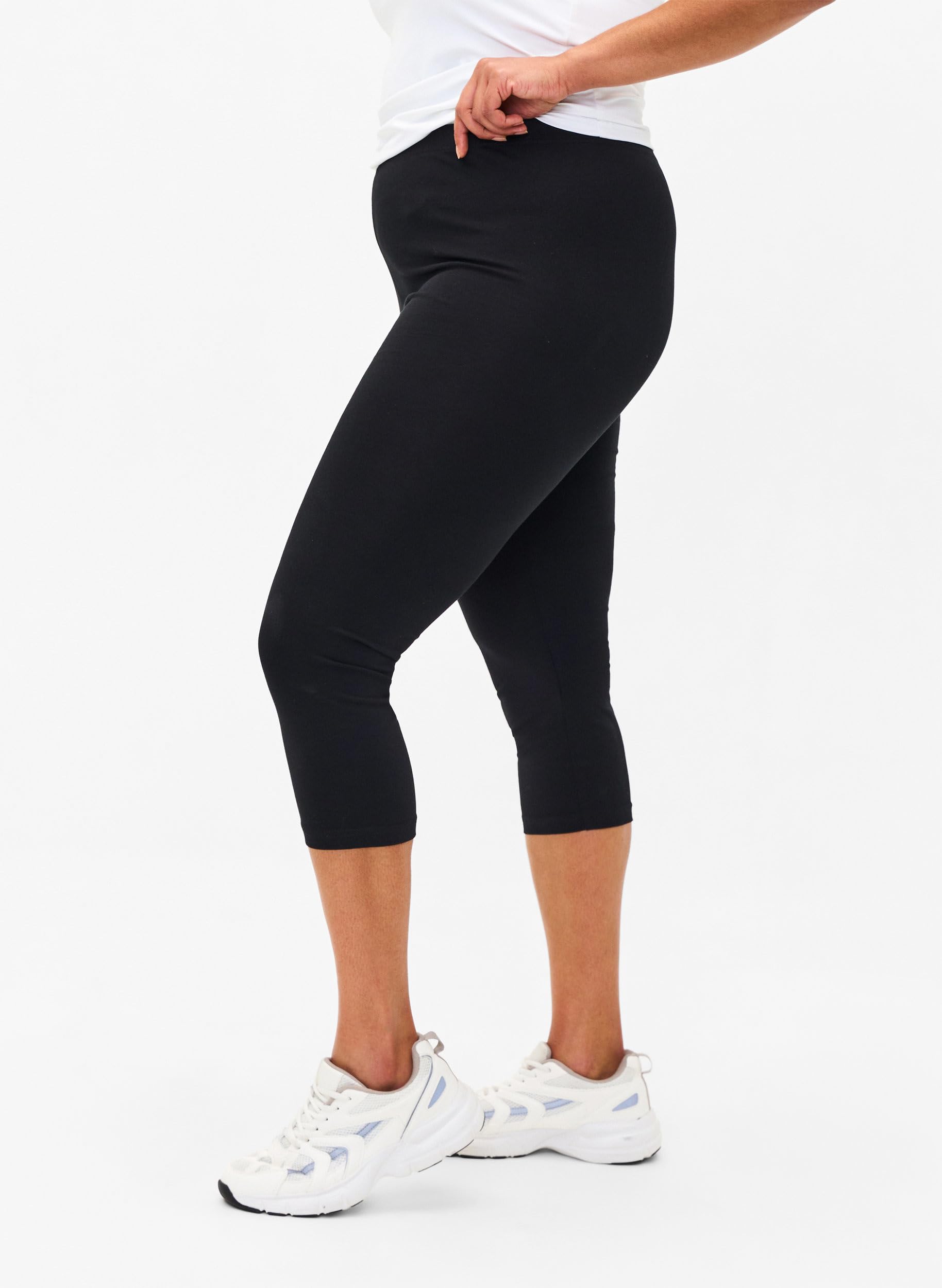 Zizzi Flash 3/4-Leggings 2-Pack Baumwolle 42-44