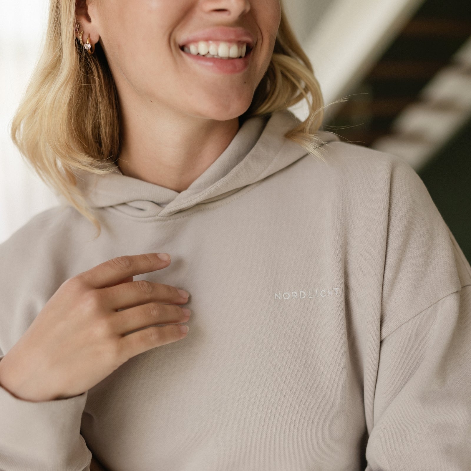 Nordlicht Nissa Hoodie Pullover Braun Bio-Baumwolle