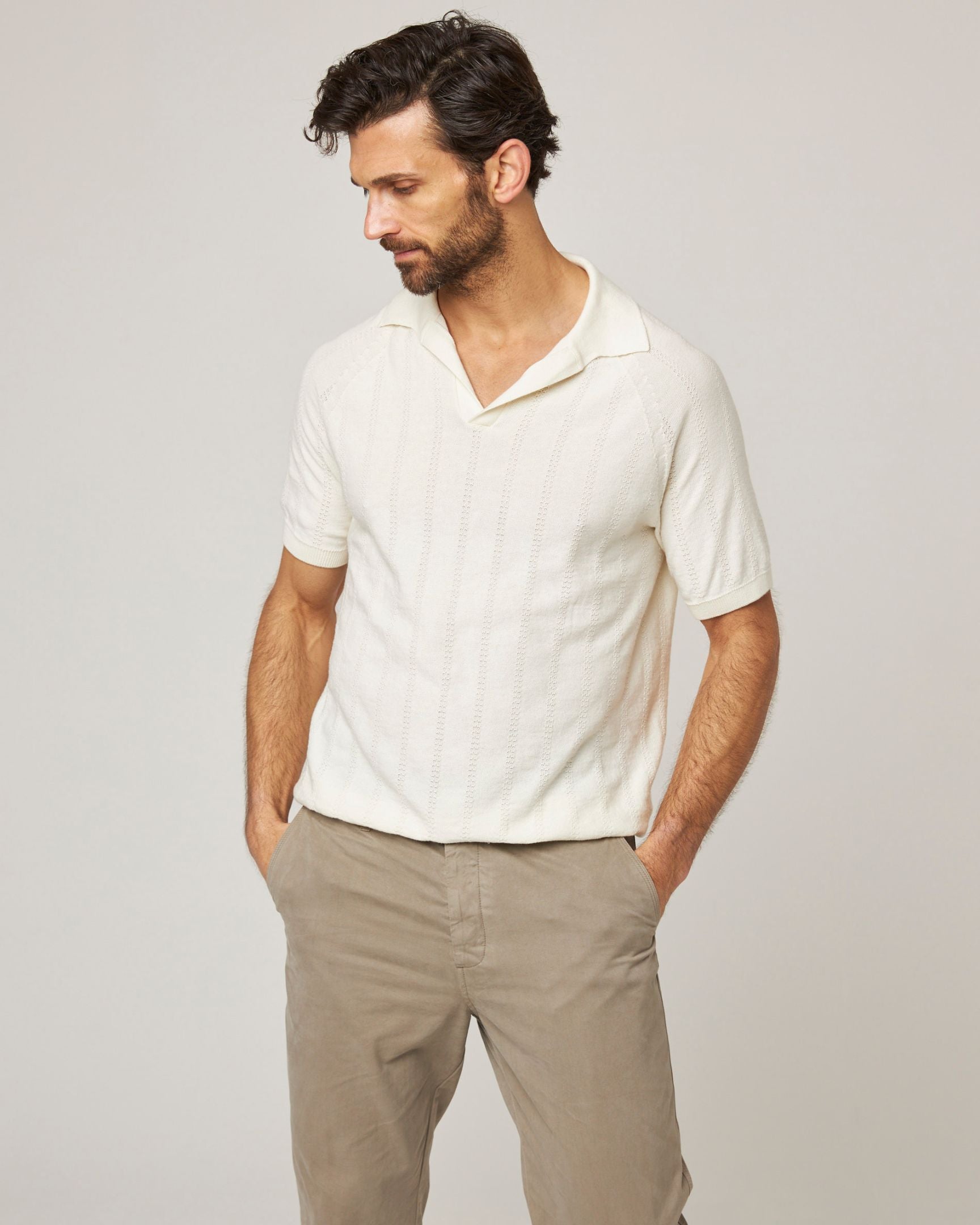 Peregrine Alma Polo Shirt Weiß Baumwolle
