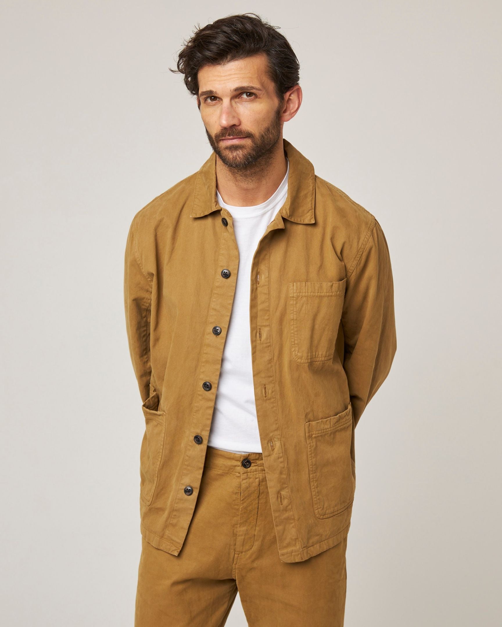 Peregrine Ashton Chore Jacke Navy Baumwolle Herren