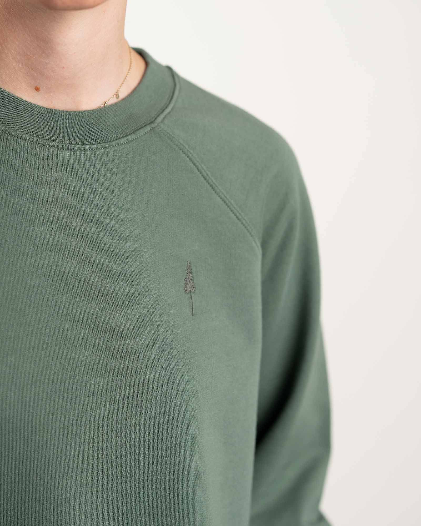 NIKIN TreeSweater Raglan Sage Pullover Damen