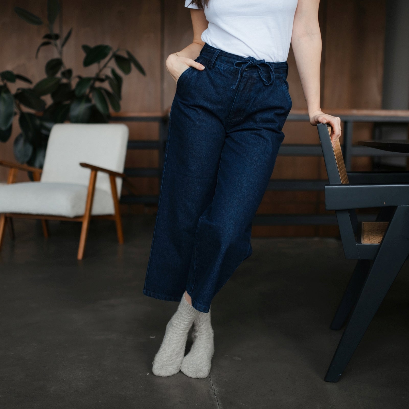 NORDLICHT Hosen Lykke Denim Hose Blau M Bio-Baumwolle