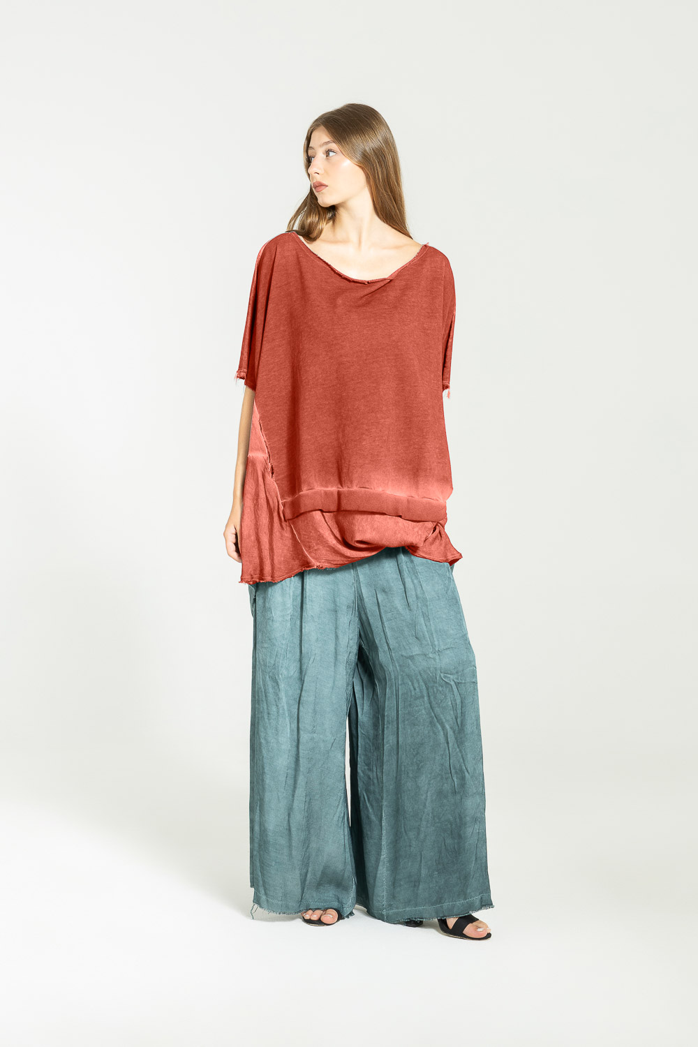 Sanctamuerte Maglieria Maglia Over Sweatshirt Baumwolle Oversize