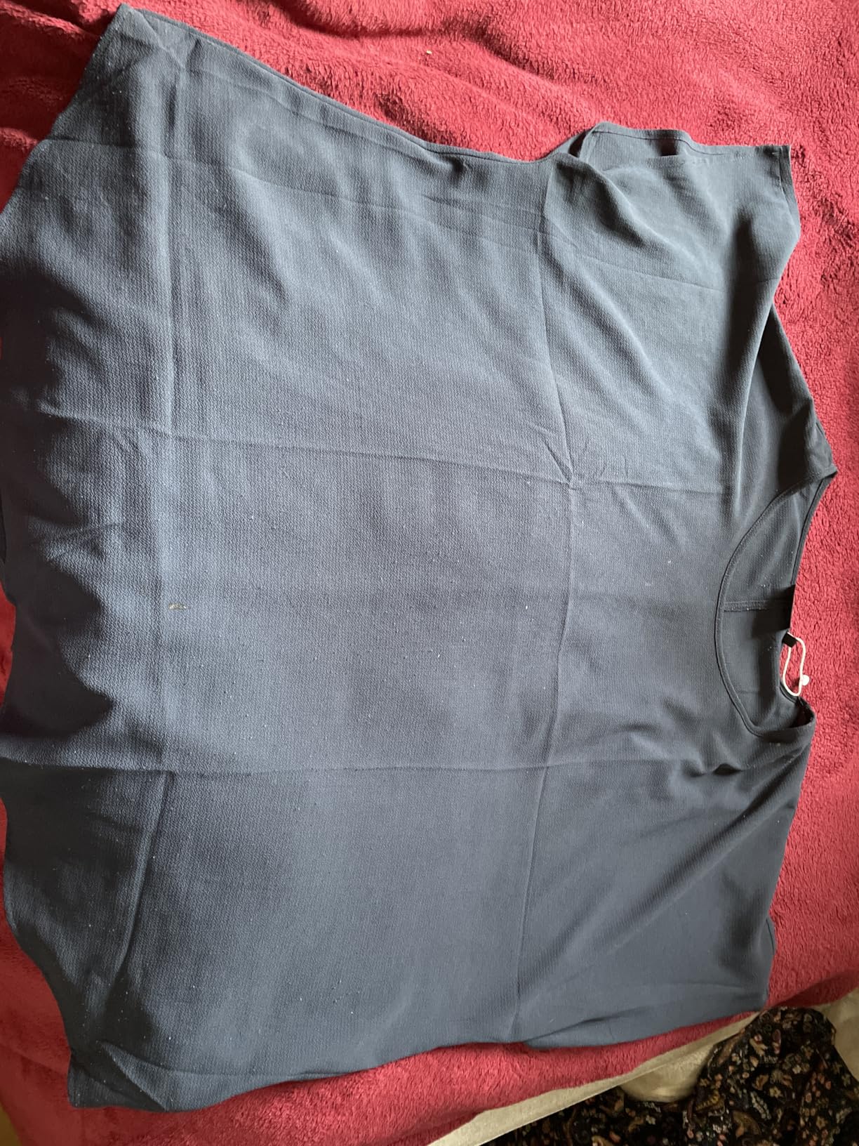 ZIZZI Blouses Bluse Kurzarm Tunika 50-52 Schwarz locker