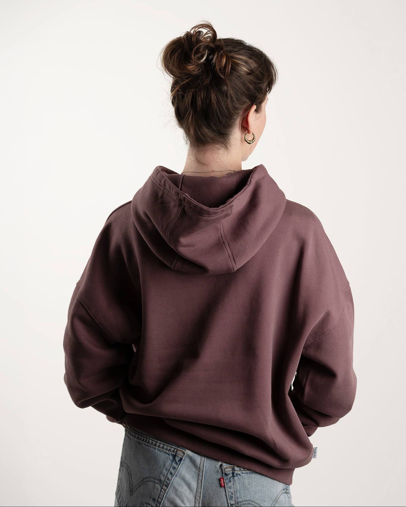 NIKIN TreeHoodie Oversized Hoodie Cocoa Bio-Baumwolle