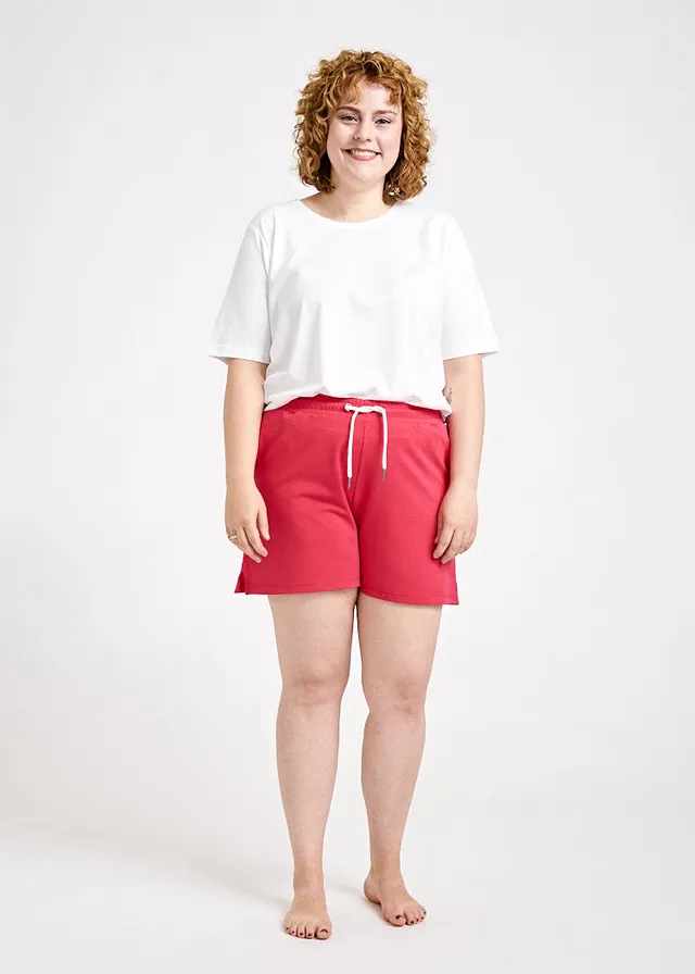 Wijld Jersey Shorts Viva Magenta Damen Shorts pink 100% Lyocell