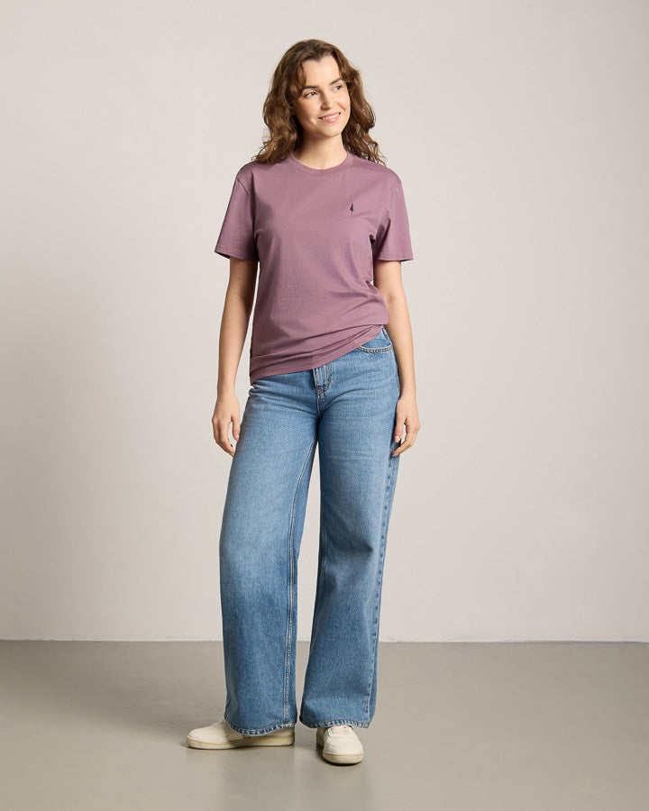 NIKIN TreeShirt Purple T-Shirt Bio-Baumwolle Regular