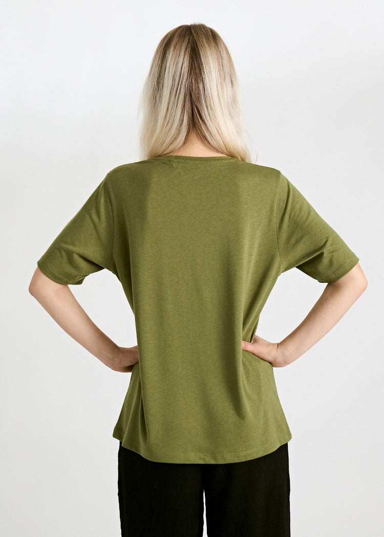 Wijld WoodShirt Tilda Sphagnum Damen Shirt Slim