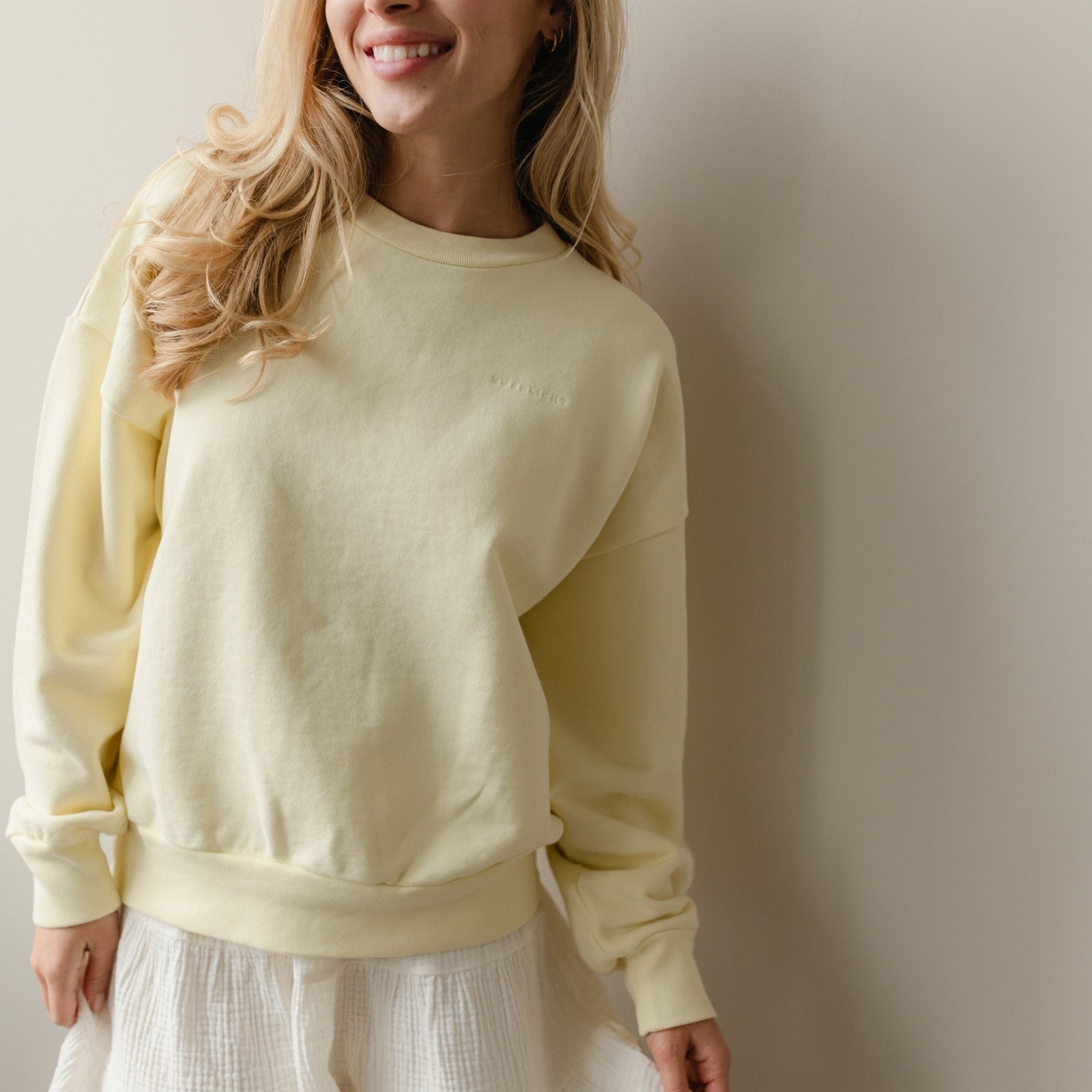 Nordlicht Jonna Sweater Gelb Bio-Baumwolle