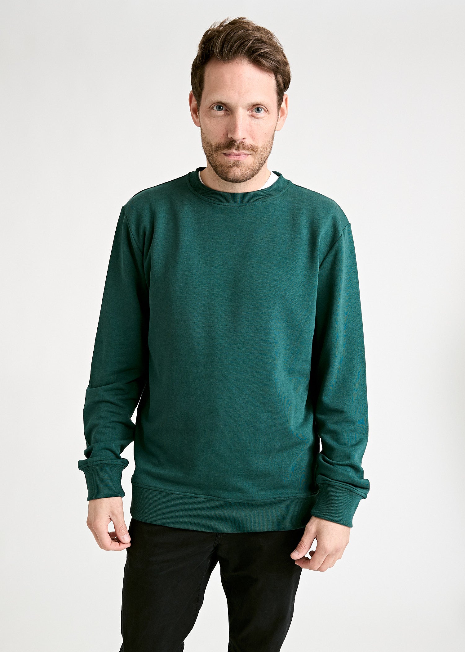 Wijld Till Herren Sweater Sea Moss Lyocell-Bio-Baumwolle