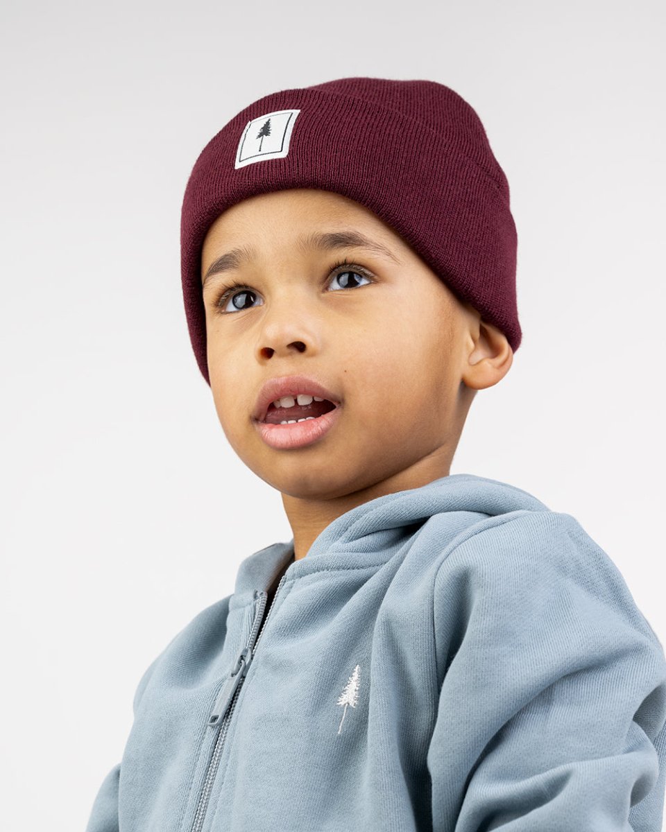 NIKIN Treeanie Classic Kids Mütze Bordeaux S 1-3Y