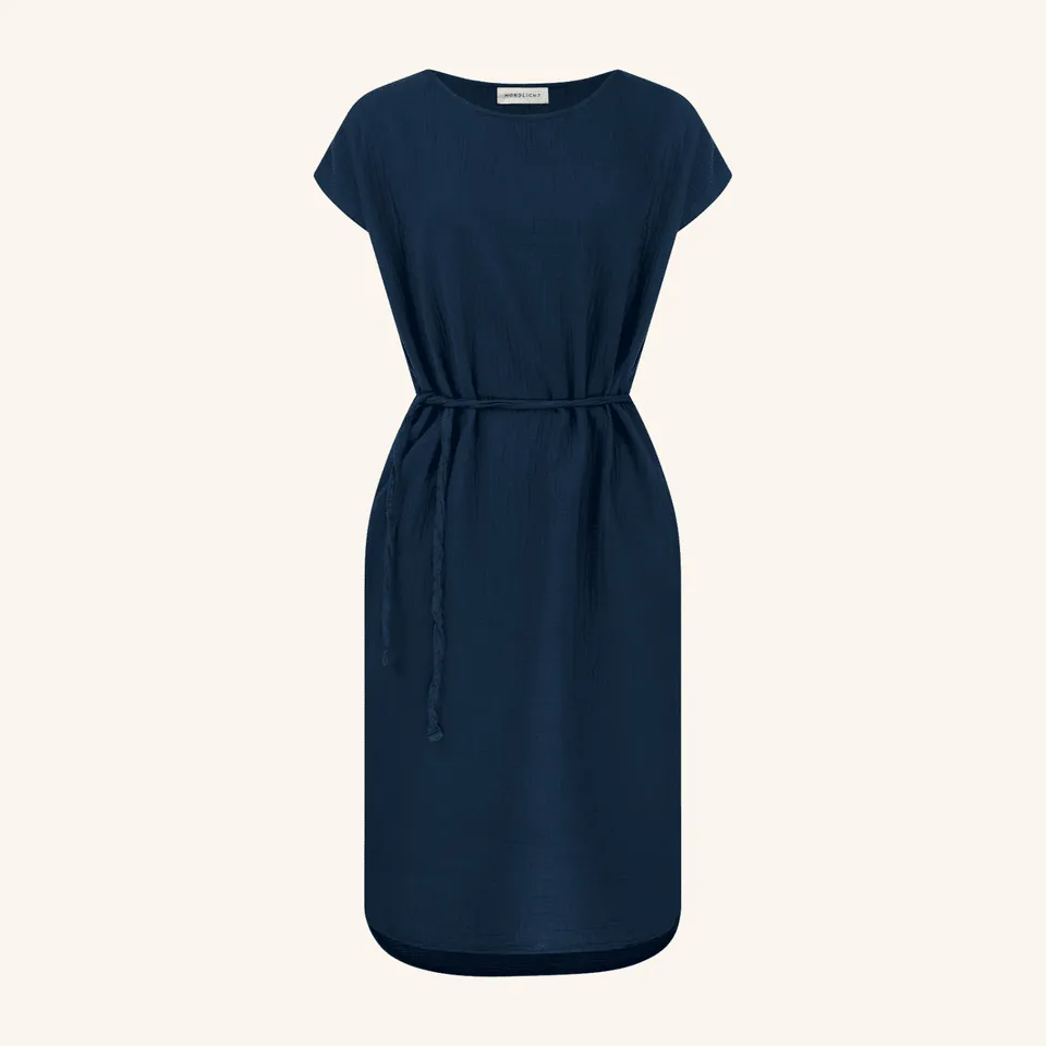 NORDLICHT Elin Musselin Kleid Bio-Baumwolle